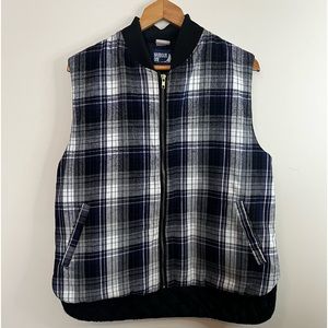 Vintage plaid vest
